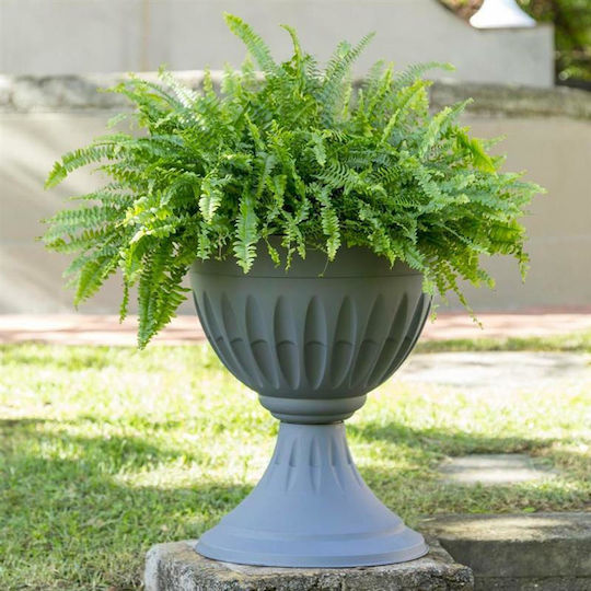 Bama Plant Pot Plastic Gray Bama Plant Pot Plastic Gray