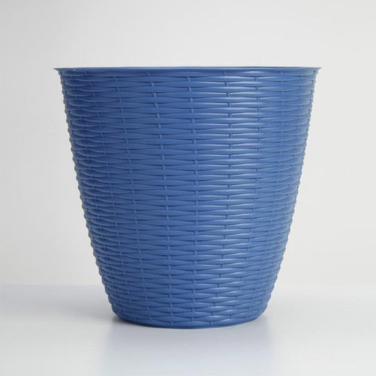 Bama Plant Pot Plastic Blue Bama Plant Pot Plastic Blue