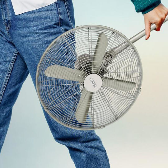 Cecotec EnergySilence 610 Steelstyle Pedestal Fan 50W Diameter 40cm Silver