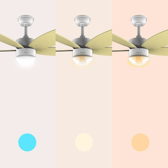 Cecotec EnergySilence Aero 4260 Ceiling Fan 106cm with SunLight Light Fixture