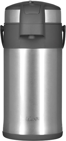 Maestro Maestro Thermosflasche Rostfreier Stahl 4lt Silber