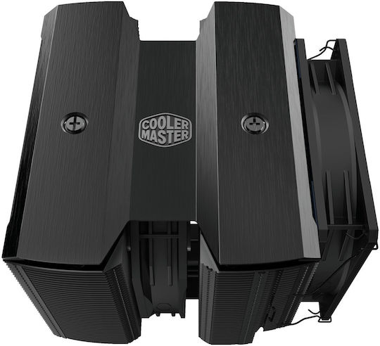 CoolerMaster MasterAir MA824 Stealth Ψύκτρα Επεξεργαστή Διπλού Ανεμιστήρα για Socket AM4/AM5/1200/115x/1700
