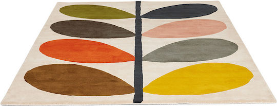 Orla Kiely Giant Multi Stem Lucrat manual Covor Rectangular Din lână Multicolor