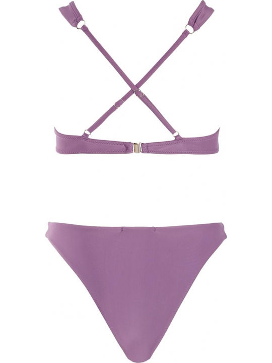 Set Bikini Sport-BH & Brasilien Lila