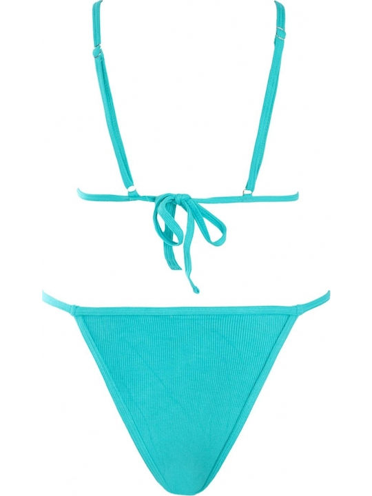 Gigi Bikini Set Triangle & Brazil Turquoise