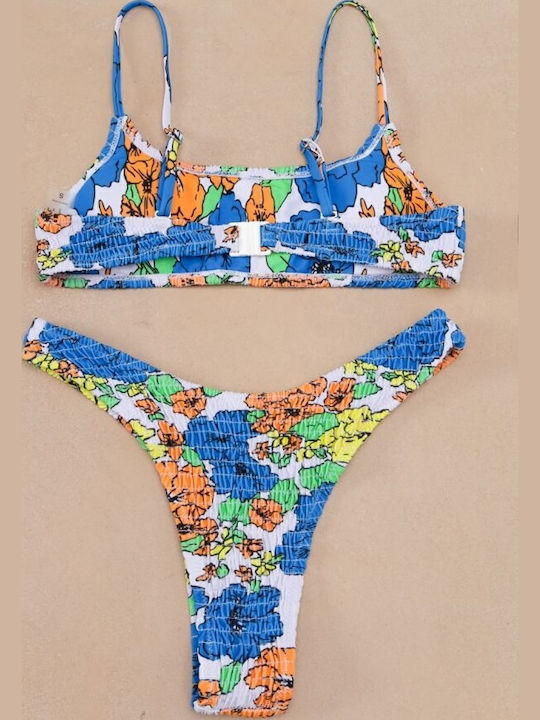 Gigi Set Bikini Μπουστάκι & Brazil Μπλε