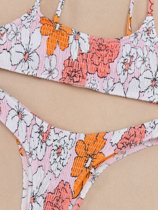 Gigi Set Bikini Μπουστάκι & Brazil Ροζ