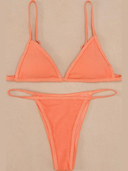 Gigi Bikini Set Triangle & Brazil Pink