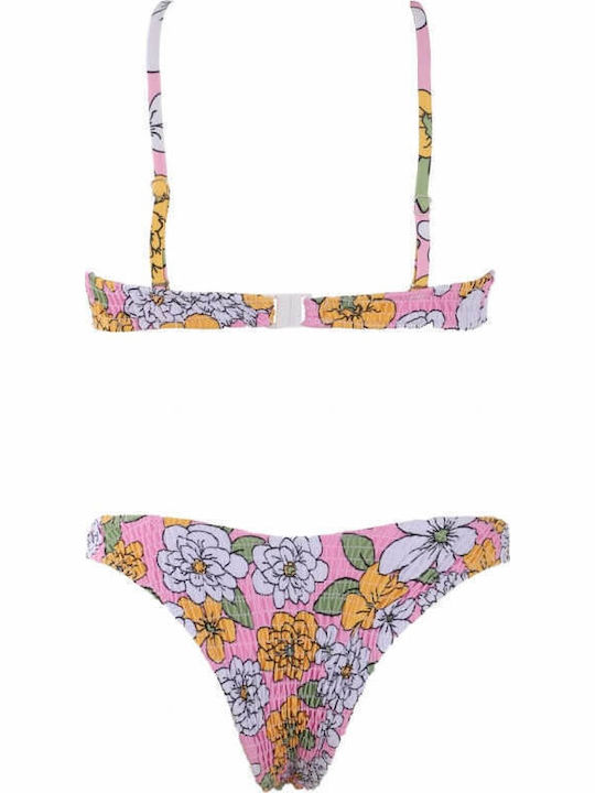 Gigi Set Bikini Μπουστάκι & Brazil Ροζ