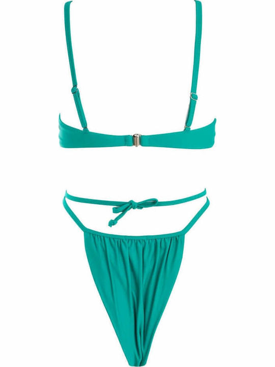Gigi Costum De Baie Întreg Turcoaz
