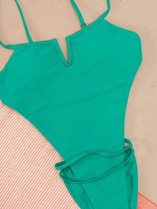 Gigi Costum De Baie Întreg Turcoaz