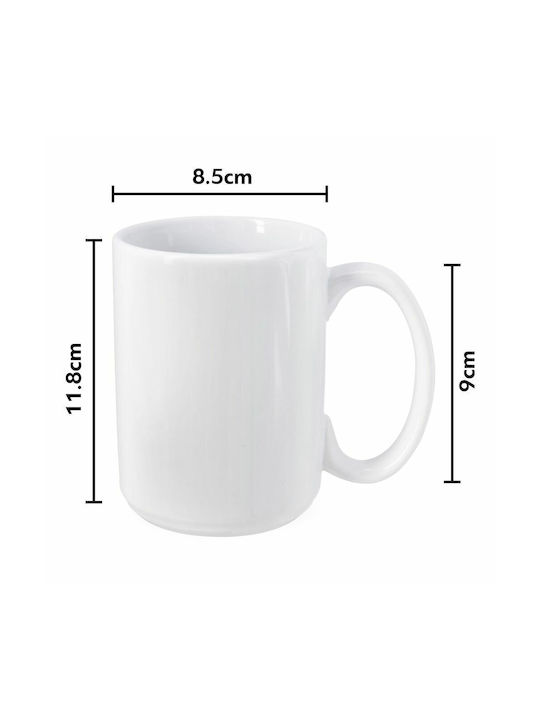 Koupakoupa Becher Keramik Weiß 444ml