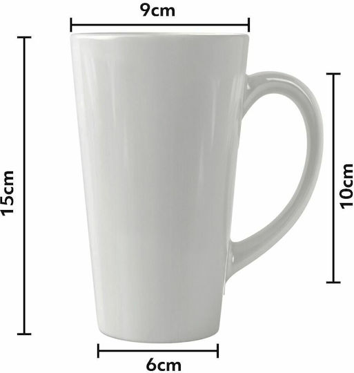 Koupakoupa Becher Keramik Weiß 450ml