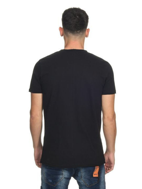 Bigbong T-shirt Bărbătesc cu Mânecă Scurtă Negru