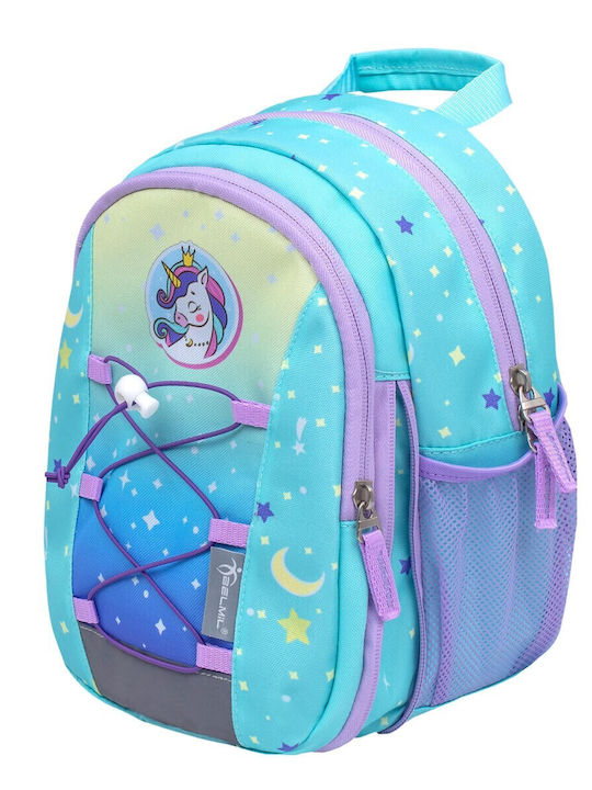 Belmil Kindergarten Backpack Light Blue 7L 20 x 15 x 23cm