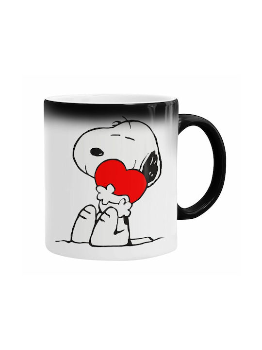 Koupakoupa Heat Change Tasse Keramik Schwarze 330ml