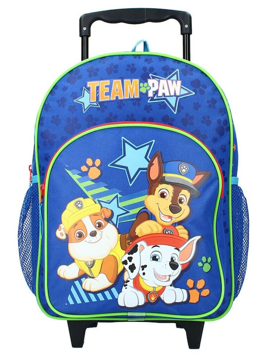 Paw Patrol Σχολική Τσάντα Τρόλεϊ Δημοτικού Μπλε