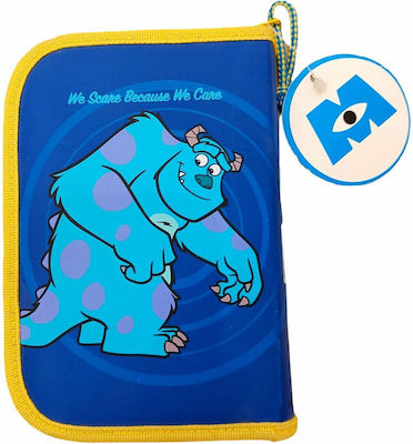 Disney Pencil Case Full with 1 Compartment Blue