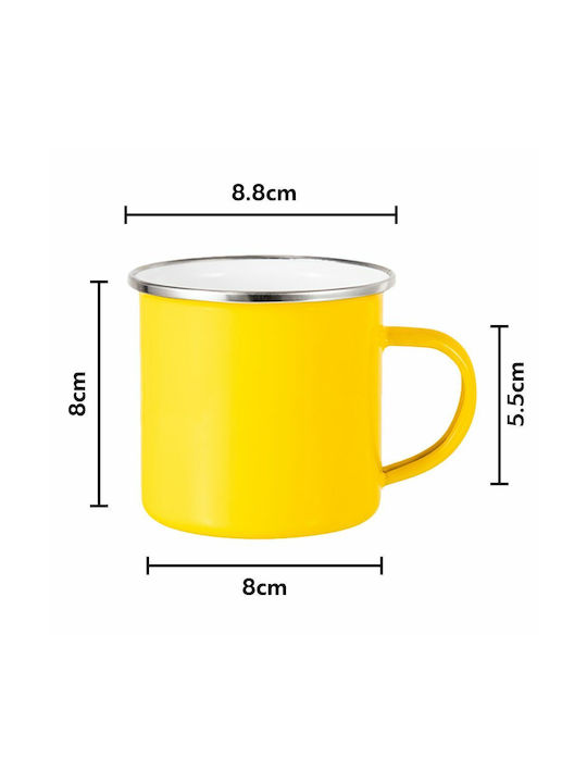 Koupakoupa Enamel Cup Yellow 330ml