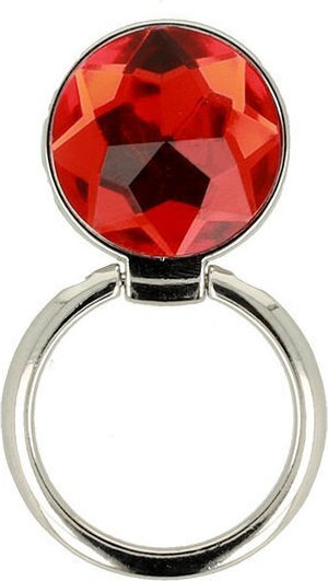Crystal Ring Holder Κινητού σε Κόκκινο χρώμα