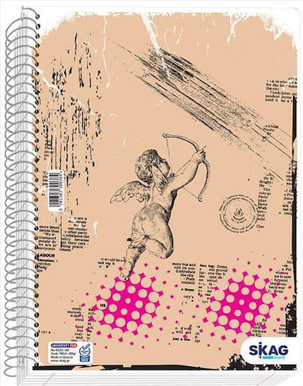 Skag Spiral Caiet Cu dungi A4 Multicolor 1buc