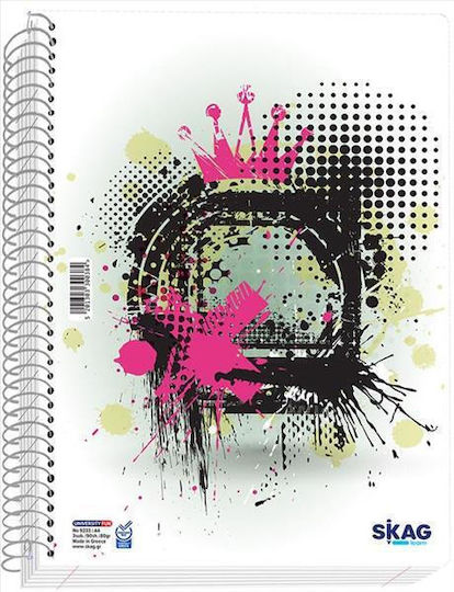 Skag Spiral Caiet Cu dungi A4 Multicolor 1buc