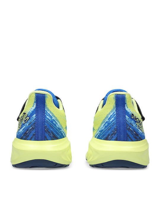 Pre-Noosa Kids Sports Shoes Running with Hoop & Loop Closure Yellow