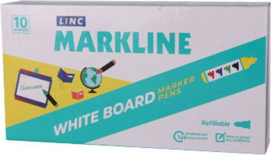 Linc Whiteboard-Marker Grün 10Stück