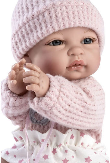 Berbesa Baby Doll Set Coral with Carrycot 34 cm