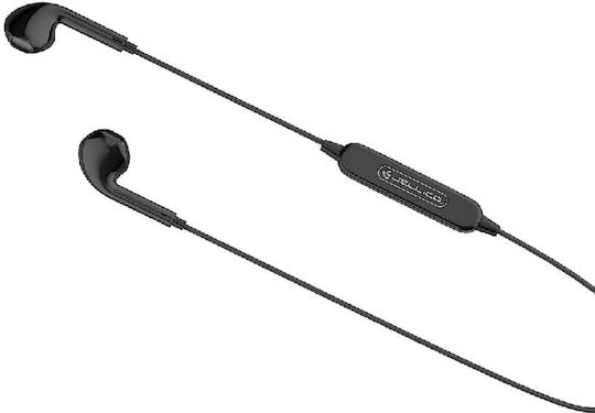 ST-01 Earbud Bluetooth Handsfree Ακουστικά Μαύρα