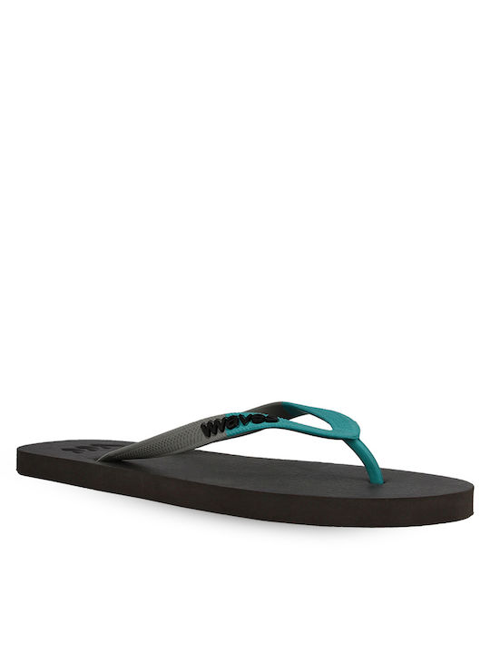 Waves Men's Flip Flops Gray