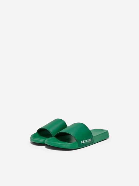 Slapi Bărbați Slides Verzi