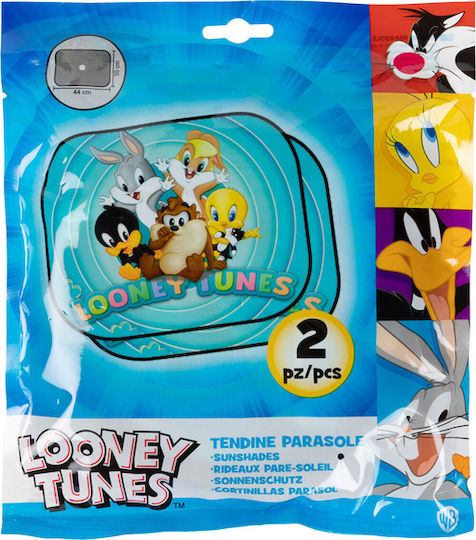 Colzani Πλαϊνά Σκίαστρα Αυτοκινήτου με Βεντούζα Colzani Looney Tunes 44x35εκ. 2τμχ