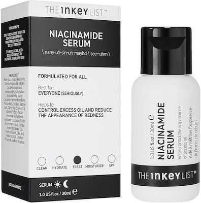 The Inkey List Face Serum Suitable for All Skin Types with Niacinamide 30ml