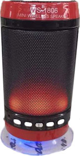 WSTER WS-1806 Bluetooth Speaker 3W with Radio and Battery Life up to 16 hours Black