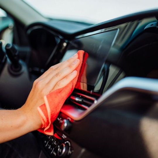 K2 Car Microfiber Cleaning Polishing Drying Cloths 200gsm 35x30cm 4 Pieces