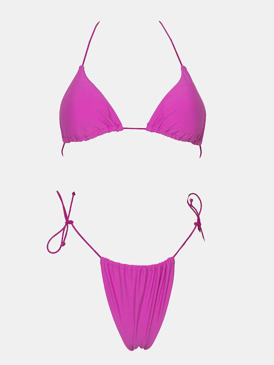 Set Bikini Triunghi Cu Burete Detașabil