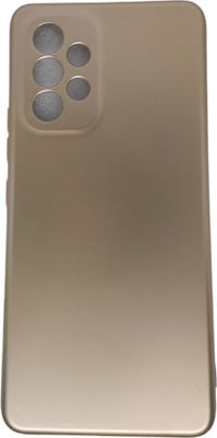 Metallic Silicone Back Cover Gold (Galaxy A53)