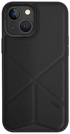 Uniq Transforma Magclick Umschlag Rückseite Silikon Ebony Black (iPhone 14 Plus)