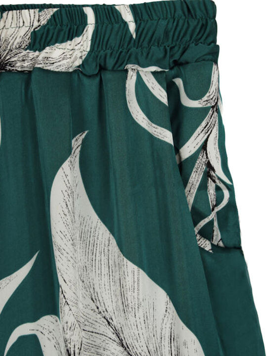 Women's Green Set with Pants with Rubber Band