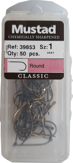 Mustad 39853 Αγκίστρι Ψαρέματος Σετ 50τμχ No2