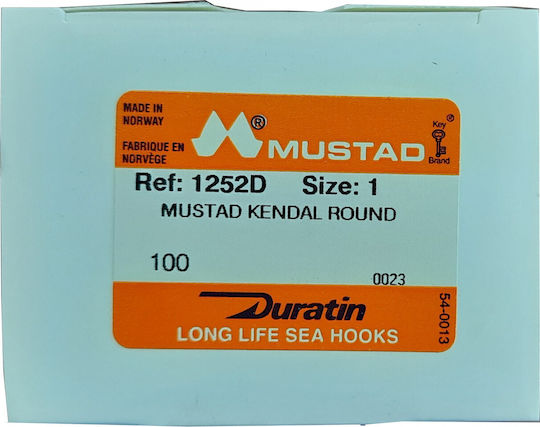 Mustad 1252D Set de Ancore pentru Pescuit 100buc No1