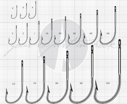 VMC O'Shaughnessy Closed Eye 9255 PS Fishing Hooks Set 25pcs No6/0