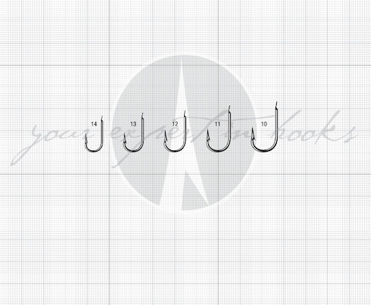 VMC Sea Round Short Shank 9749 PS Angelhaken-Set 100Stück No13