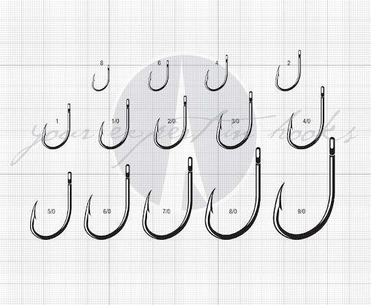 VMC Faultless O'Shaughnessy Fishing Hooks Set 25pcs No8/0