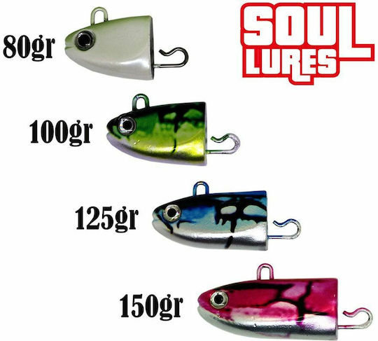Soul Lures Ocean Ruler Cap de Plumb pentru Pescuit No10 100gr
