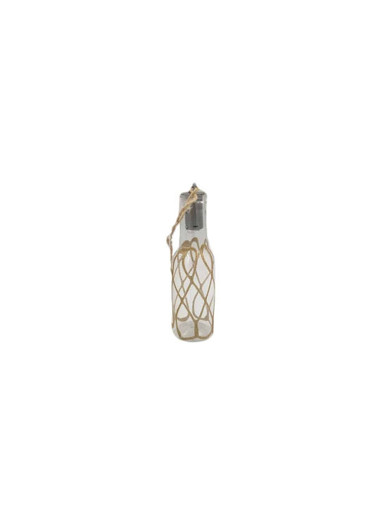 Hängendes Weihnachtsbaumschmuck Flasche Beleuchtbar Transparent