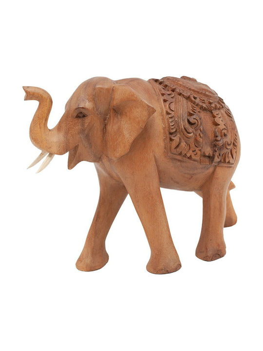 Decorative Elephant made of Wood 26x20x12cm 1pcs