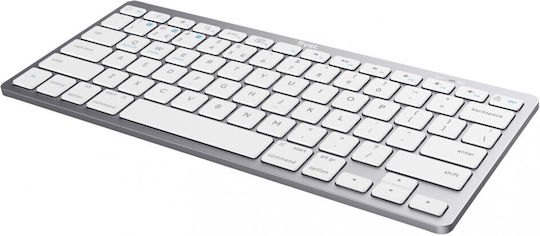 Trust Nado Kabellos Bluetooth Nur Tastatur Englisch US Silber