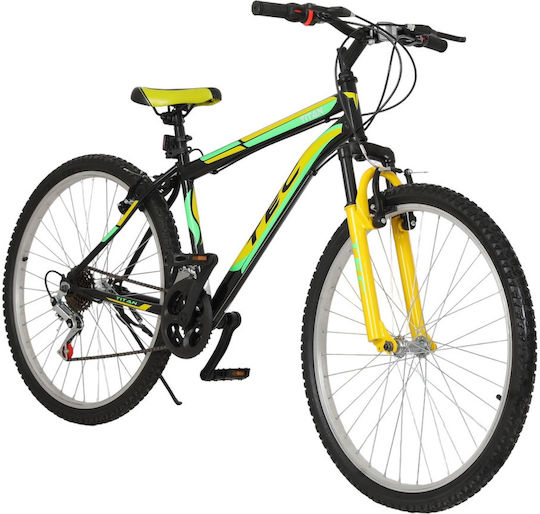 TEC Titan 24" Κίτρινο Mountain Bike με 21 Ταχύτητες